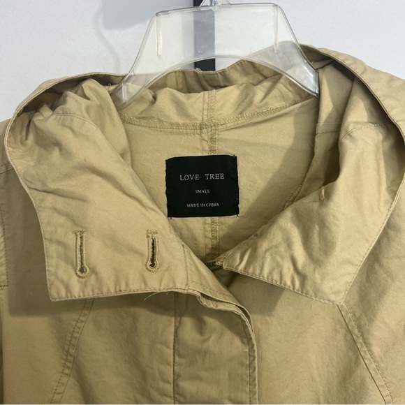 Love Tree lightweight jacket size small Khaki/tan - Picture 13 of 14